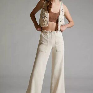 PILCRO The Kit High Rise Wide Leg Utility Trouser